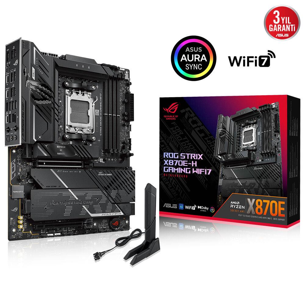 ASUS ROG STRIX X870E-H GAMING WIFI7 DDR5 HDMI-DP TYPCE PCIE 5.0 AM5